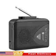 Portable Cassette Player AM FM Radio Stereo Tape Built in External Speaker W2M5