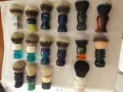 YAQI Shaving Brushes of Silvertip, Two Band, Boar and Synthetic Bristles