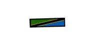 Patch printed embroidered travel souvenir biker backpack flag tanzania