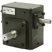 30:1 Right Angle Cast Iron Worm Gear Reducer 1.65 HP Left Output Worldwide