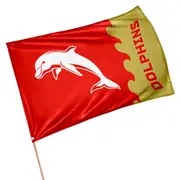 Dolphins NRL GAME DAY Pole Flag Banner