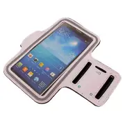 For Galaxy S20/S21/S23/FE Sports Running Armband White Gym Workout Case Cover