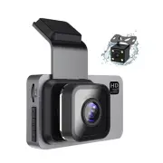 1080P Car Dash Camera,Front and Rear WiFi Dash Cam with 3inch IPS Screen4661