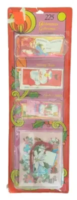 Vintage 70's Gift Trims For Kids by KayCrest Christmas Gift Tags Labels Unopened