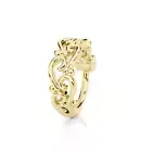14K Yellow Gold Nose Ring Hoop with Clicker 18g Nose Piercing Jewelry for Women
