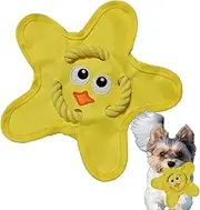 Dog Toys Throw and Toss,Small Puppy Squeak Chewing Toss Fetch Toy - High Strength Pet Teeth Cleaning Supplies Dog Fetching Thrower for Indoor Outdoor Garden Home Use