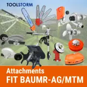 ATTACHMENTS Fit Yard Force 32.6cc Petrol Multi-tools 4 in 1 GT A25BN-AU