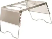 Portable barbecue grid, 10.2x9.4x7.3in camping grid with folding structure, ideal for adventurers campaign