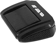 ETHZZLE Solar Powered Digital Display Clock for Cars Multifunctional Dashboard Clock with Date and Temperature Easy Installation Self-calibrating for Trucks and Vehicles