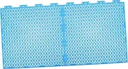 2pcs Modular Interlocking Above Ground Mat Blue DIY Pool Drainage Mat Non-Slip Surface