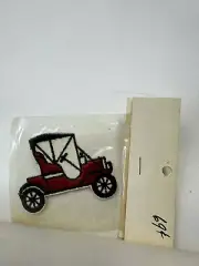 Vintage Car 70's Patch Sew or Iron On New In Package