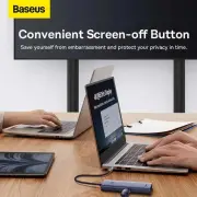 Baseus UltraJoy Series 6-Port HUB Docking Station (Space Grey)