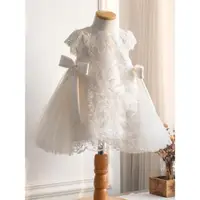 在飛比找ETMall東森購物網優惠-韓國兒童公主蓬蓬紗禮服連衣裙