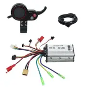 36V 500W Controller+MR-100 LCD Display Dashboard Meter for Electric Scooter Accessories SilverBlack