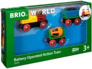 BRIO 33319 Battery Operated Action Train, 3 Teile Style Name:Without Batteries