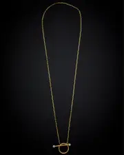 18K Italian Gold Pearl Necklace