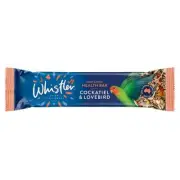 WHISTLER Cockatiel & Lovebird Health Bar 75gm 12pk Pet Bird Seed Treat Vitamin