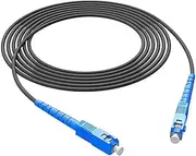 VJSUWI 5mm TPU Singlemode Shielded Fiber Optic Patch Cable, 150m-300m, G657A1, Single Core, Customizable, 200m, 300m and 250m (LC-SC 200m 1pc)