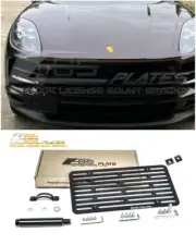 EOS Plate For 19-Up Porsche Macan Full Sized Front Tow Hook License Bracket (for: Porsche)