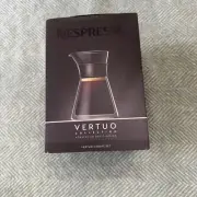 NEW Nespresso VERTUO Carafe Set Borosilicate Glass Silicone Konstantin Grcic