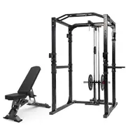 Power Rack Bundle - Power Rack & Premium Grade Bench