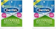 DenTek Deep Clean Bristle Picks Two Packs of 100 Each
