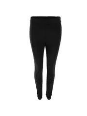 Black Oversized Zip Accent Skinny Trousers