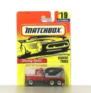 MATCHBOX SUPERFAST #19 - RED - CEMENT TRUCK - MINT ON CARD 1995
