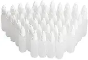 erioctry 50Pcs 10ML/8ML/15ML/20ML/30ML Empty Plastic Dropper Dropping Bottles(Drops of Plug Can Removable) Portable Plastic Bottle Eye Liquid Dropper Refillable Bottles Containers (30ml)