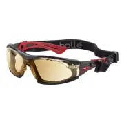 Bolle RUSH PLUS GOGGLE Platinum Smoke Lens with Gasket Strap, 9 Base *Aust Brand