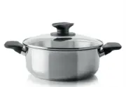 Tupperware Daily Universal Cookware 4.2Qt/4L Stockpot with Glass Cover New