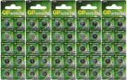 50 New GP LR44 AG13 A76 V13GA 357 1.5V Alkaline Batteries - USA Seller Exp 2020