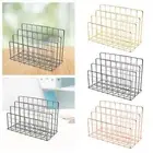Desk Bookshelf Iron Binder File Folder Sorter for Recipe Magazines Christmas