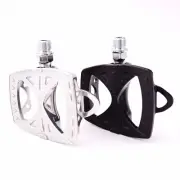 MKS GR-10 Alloy Racing Track Fixed Gear Wide Platform Bicycle Pedal Black/Silver