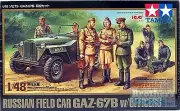 TAM89767 1:48 Tamiya Russian Field Car GAZ-67B w/ Officers #89767