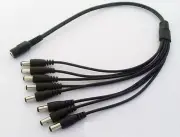 DC 1 to 8 Power Splitter Adaptor Cable for CCTV Camera or DVR