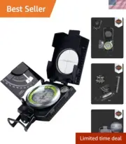 Multifunctional Military Compass with Clinometer - Ideal for Boating and Geology