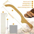 Bread Bow Cutter Stainless Steel Sourdough Bread Slicer with Screwdriver ♤§