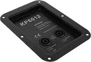 Kisangel Speaker Terminal Connector Plate Quick Connect Disconnect Speaker Wire Adapter for Stage Loudspeakers Lightweight Junction Box for Easy Installation and Signal Transfer