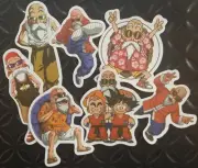 Master Roshi Sticker Pack, Waterproof