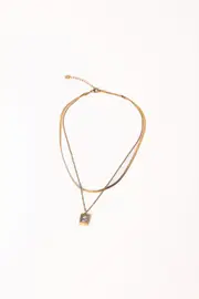 [PUP38] Nyssa Necklace - Gold Gold