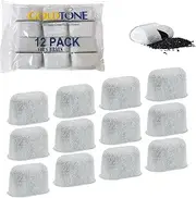 GOLDTONE Activated Carbon Water Filters fits Braun Coffee Makers and Brewers Replacement for Your Braun Charcoal Water Filter (12 Pack)