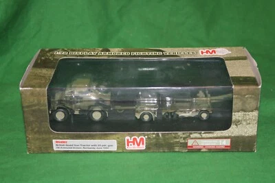 HOBBY MASTER WW2 BRITISH QUAD TRACTOR + 25 PDR + TRAILER 1/72 #HG4001