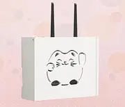 WiFi Shelf Box Router Shelf WiFi Router Shelf Storage Box Wall Storage Box WiFi Router Hider WiFi Rack,A-22x20x8.5cm