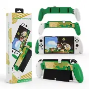 Switch OLED Insertable Dock 2-in-1 Non-Slip Gaming Removable Grip Case