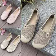 Ladies Flats Hollow Out Loafers Women Non-slip Low Top Wedding Cozy Pumps Work