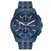 Tommy Hilfiger Blue Steel Navy Dial Multi-function Men's Watch - 1710622
