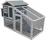 YES4PETS Large Chicken Coop Rabbit Guinea Pig Hutch Ferret House Chook Hen House Run