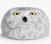 Pottery Barn Teen Harry Pottery Hedwig Owl beanbag chair cover, slipcover only