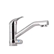 Puretec Tripla T2 - Three-Way Kitchen Mixer Tap - Single Lever - WELS